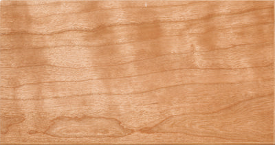 Emerson wood veneer flat panel drawer front shown in Cherry hardwood