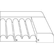 Easton drawer front profile