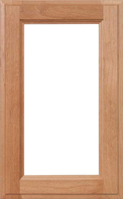 Heritage single panel glass cabinet door