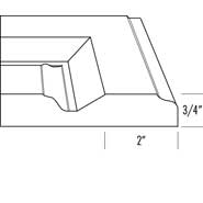 FP558 drawer front profile