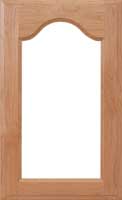 Single panel Liberty cabinet door with dramatic cathedral arch detail