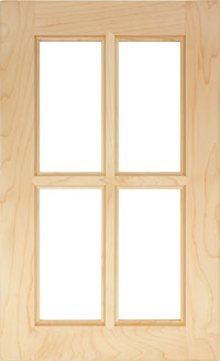 Alpine shaker style cabinet door with grid