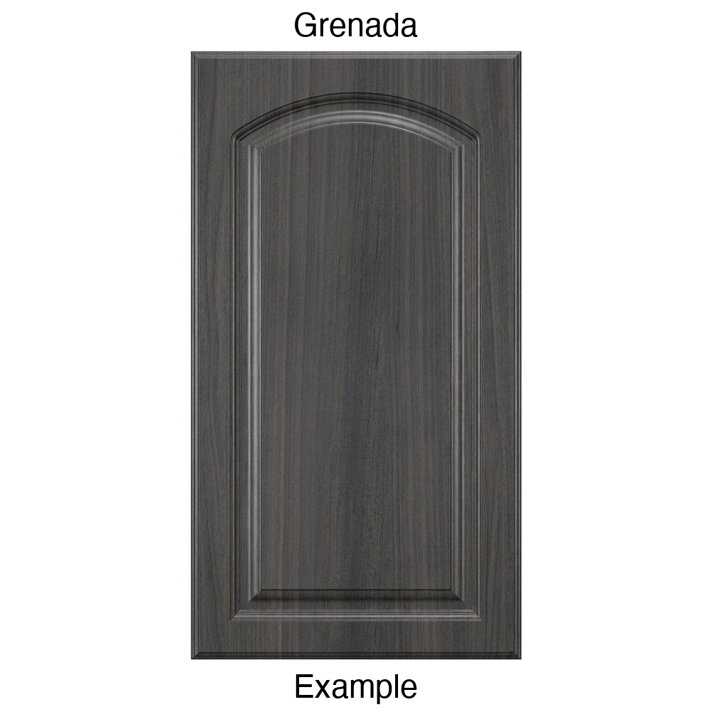 AP768 Arched Raised Panel Thermofoil Cabinet Door in Grenada