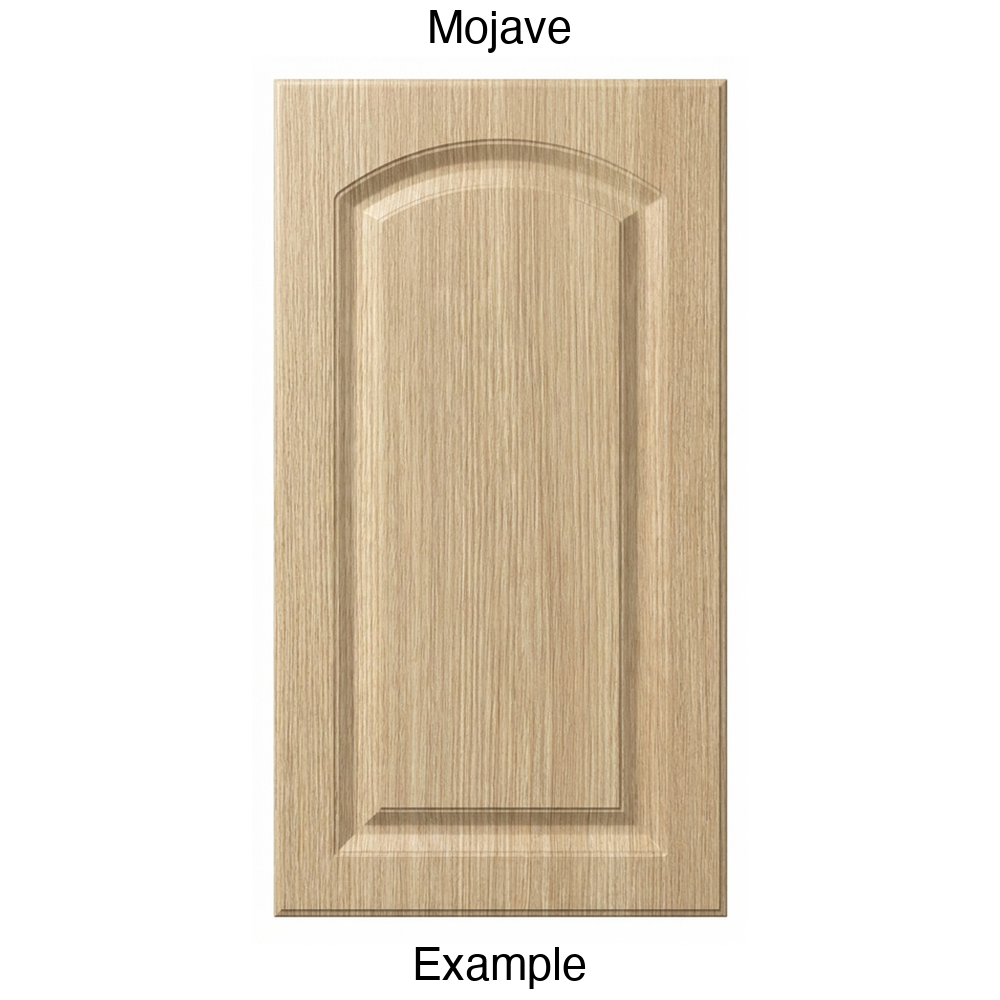 AP768 Arched Raised Panel Thermofoil Cabinet Door in Mojave