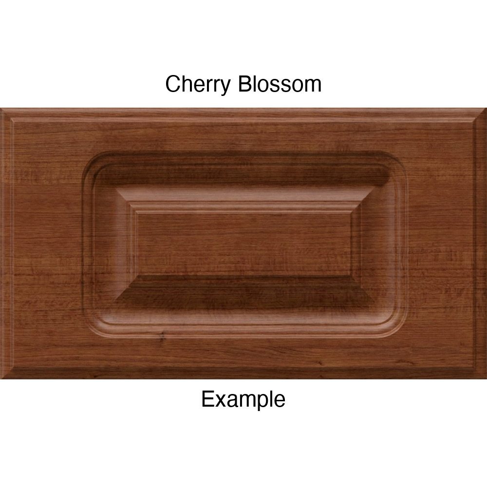 AR756 Thermofoil Drawer Front, Routed, in Cherry Blossom