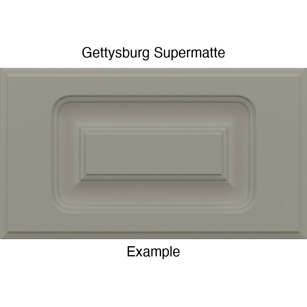 AR756 Thermofoil Drawer Front, Routed, in Gettysburg Supermatte