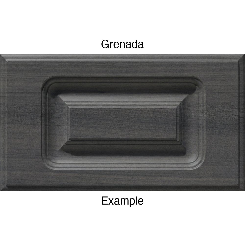 AR756 Thermofoil Drawer Front, Routed, in Grenada