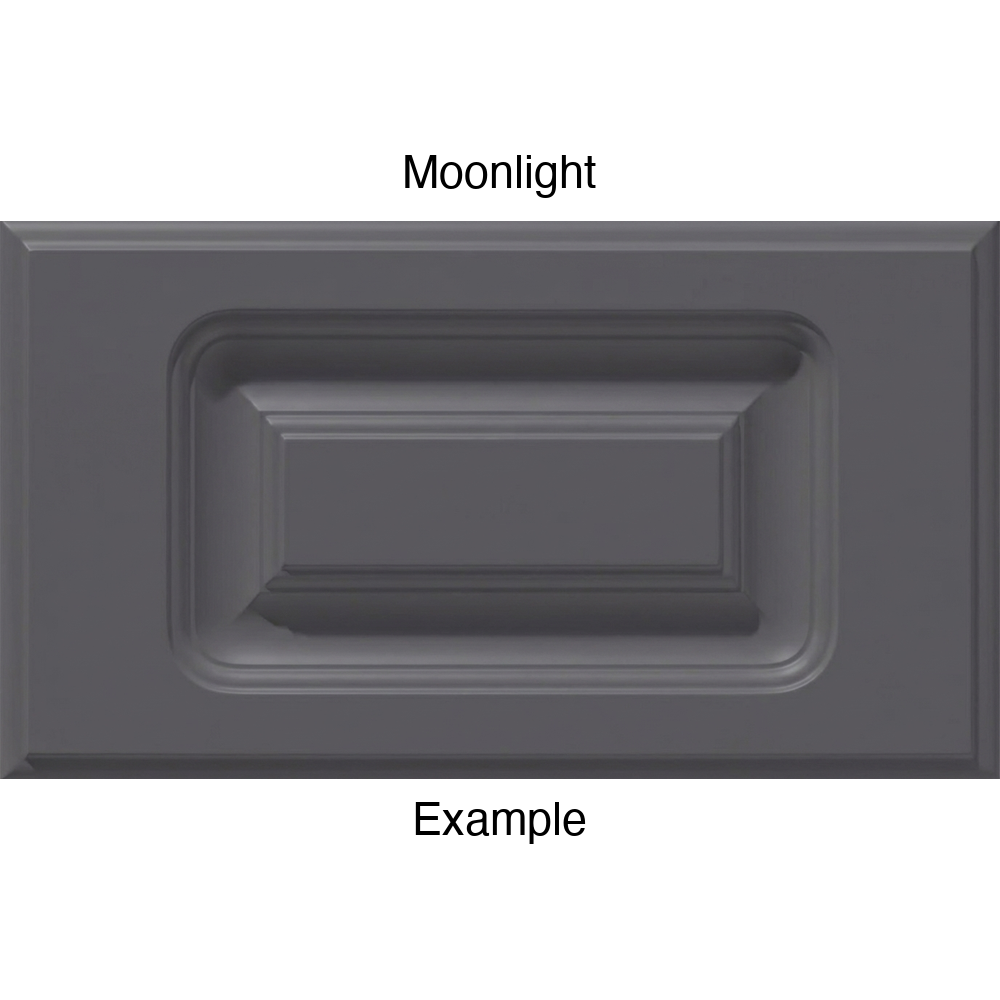 AR756 Thermofoil Drawer Front, Routed, in Moonlight