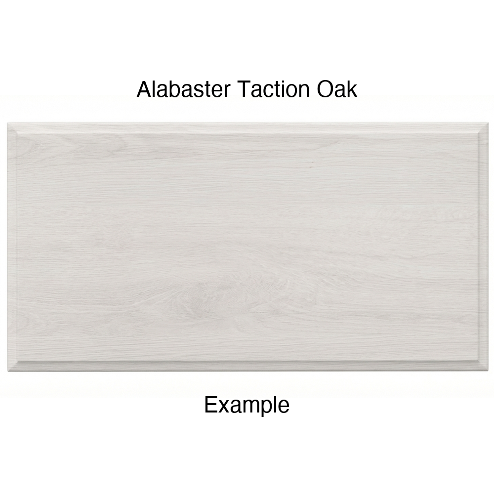 AR756 Thermofoil Drawer Front, Solid, in Alabaster Taction Oak