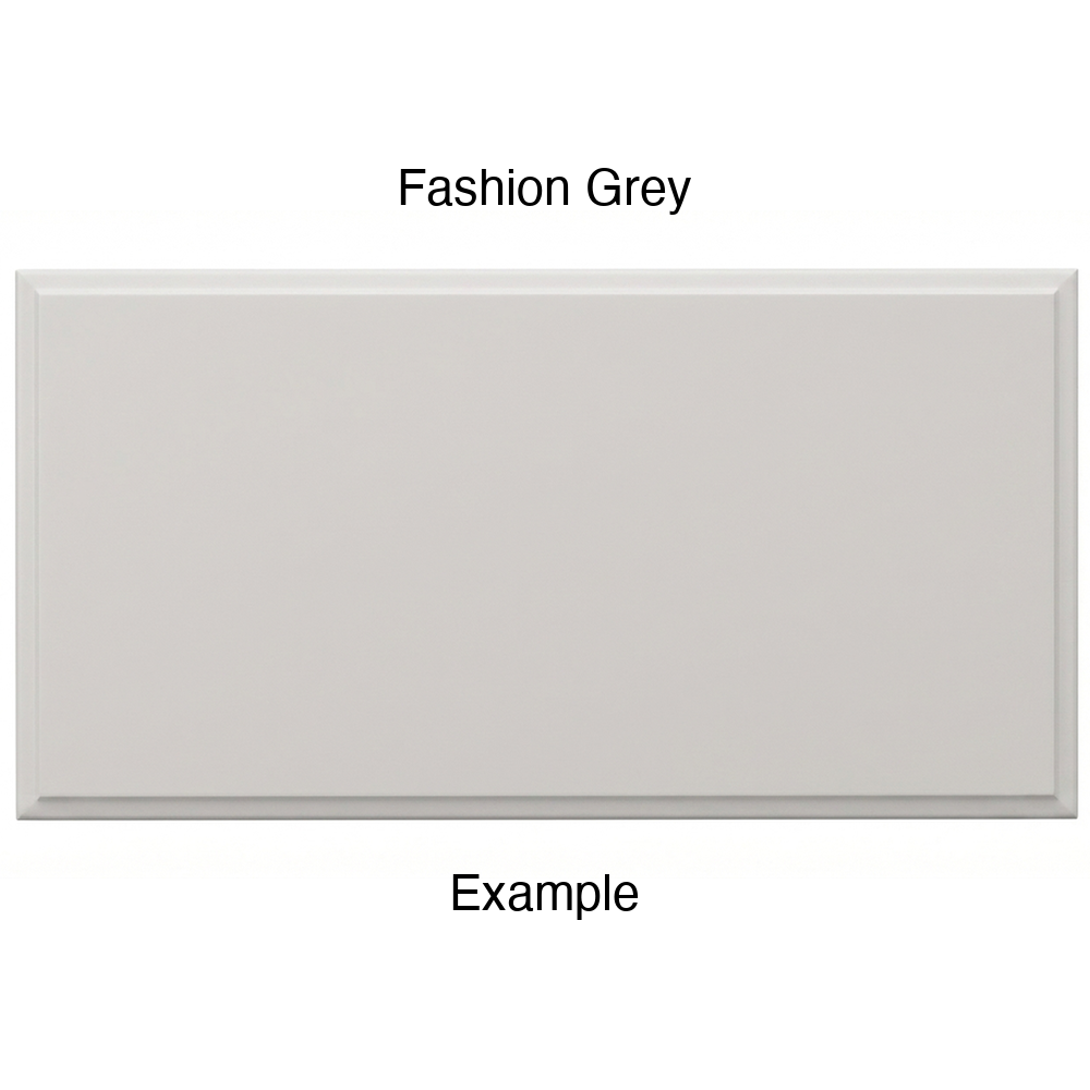 AR756 Thermofoil Drawer Front, Solid, in Fashion Grey