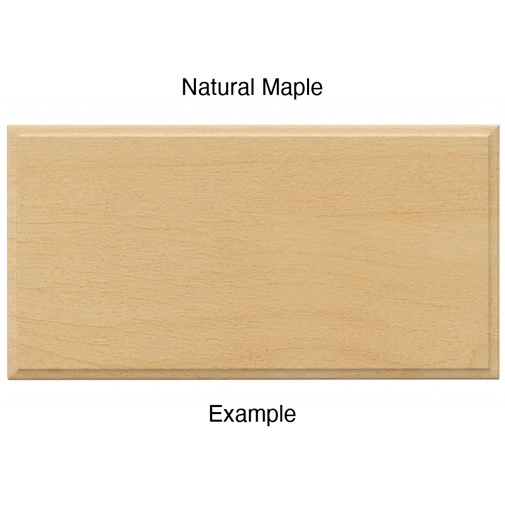 AR756 Thermofoil Drawer Front, Solid, in Natural Maple