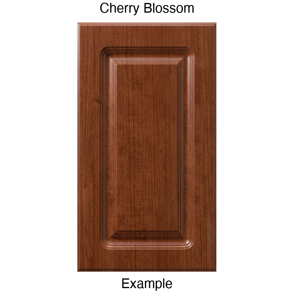 AR756 Raised Panel Thermofoil Cabinet Door in Cherry Blossom