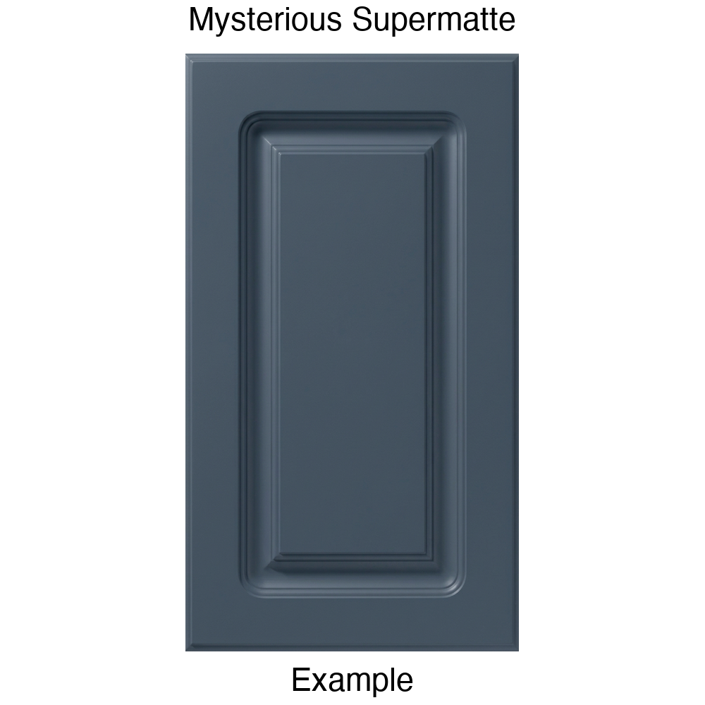 AR756 Raised Panel Thermofoil Cabinet Door in Mysterious Supermatte