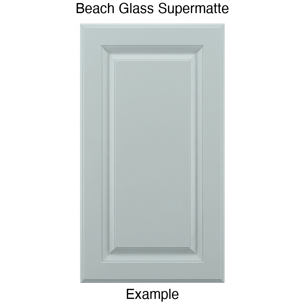 AR766 Raised Panel Thermofoil Cabinet Door in Beach Glass Supermatte