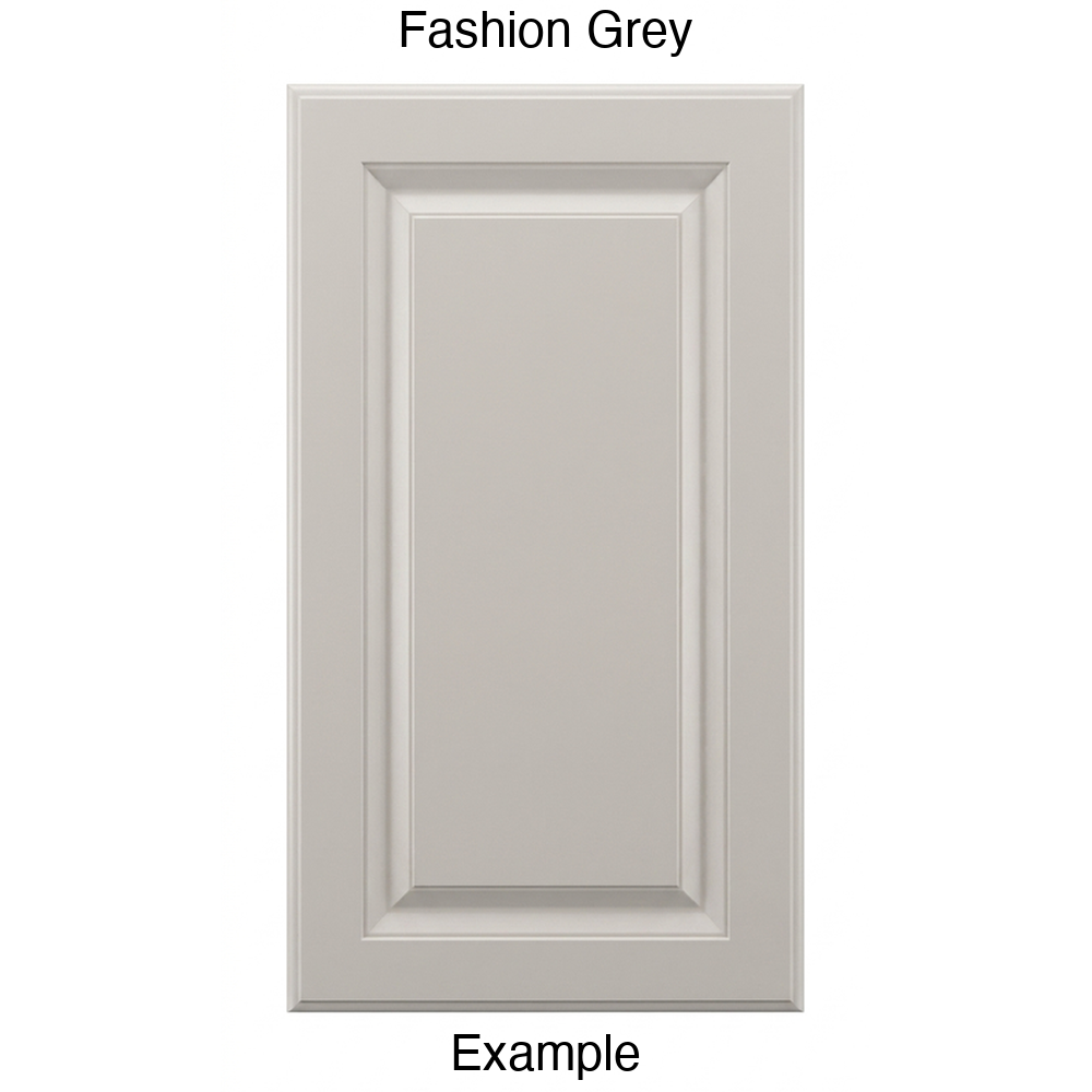 AR766 Raised Panel Thermofoil Cabinet Door in Fashion Grey