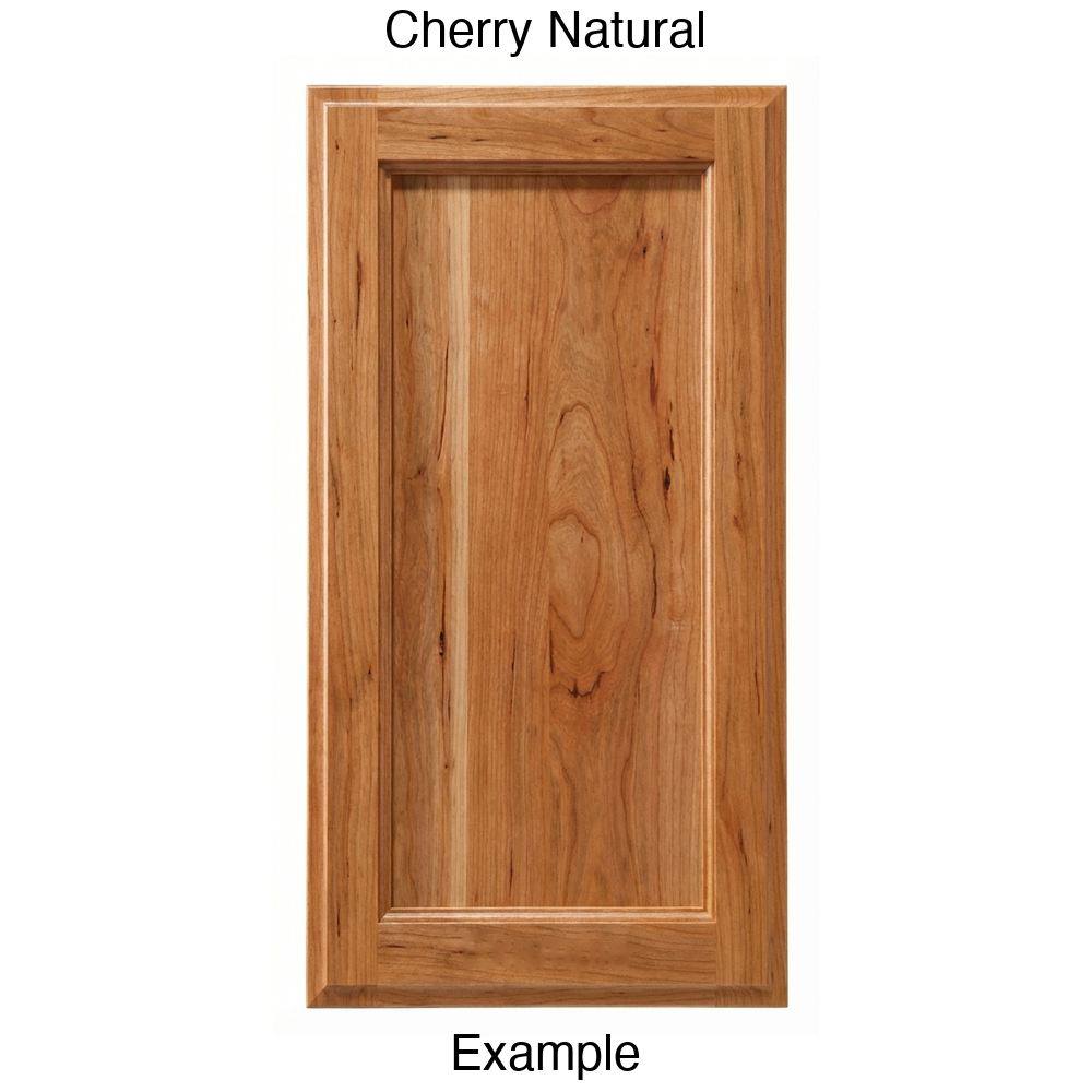Adobe Recessed Panel Cabinet Door in Cherry Natural