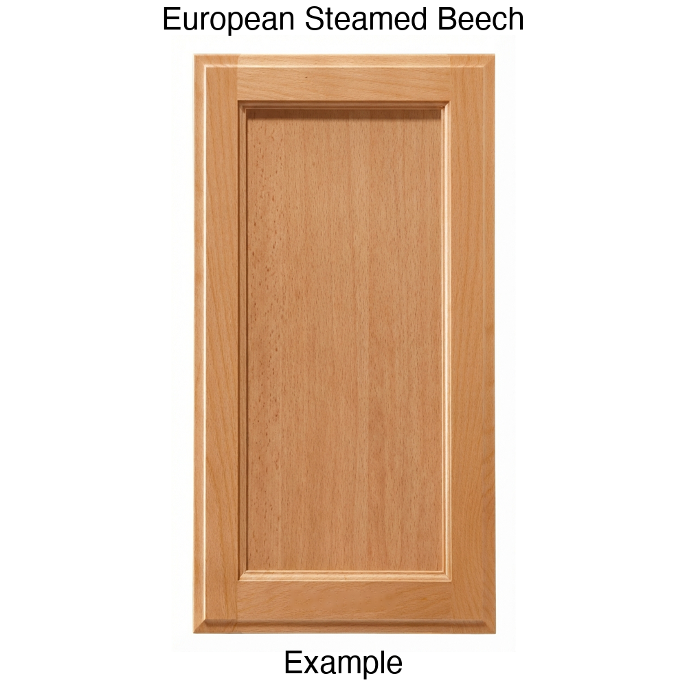 Adobe Recessed Panel Cabinet Door in European Steamed Beech
