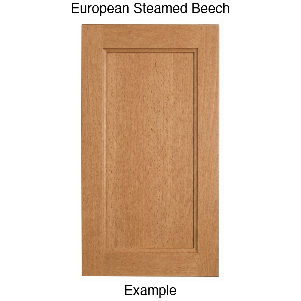 Alpine Recessed Panel Cabinet Door in European Steamed Beech