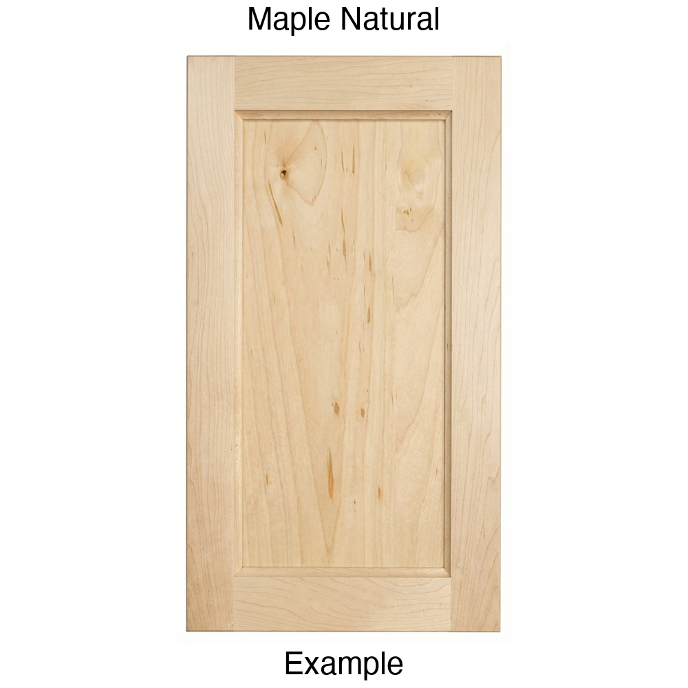 Alpine Recessed Panel Cabinet Door in Maple Natural