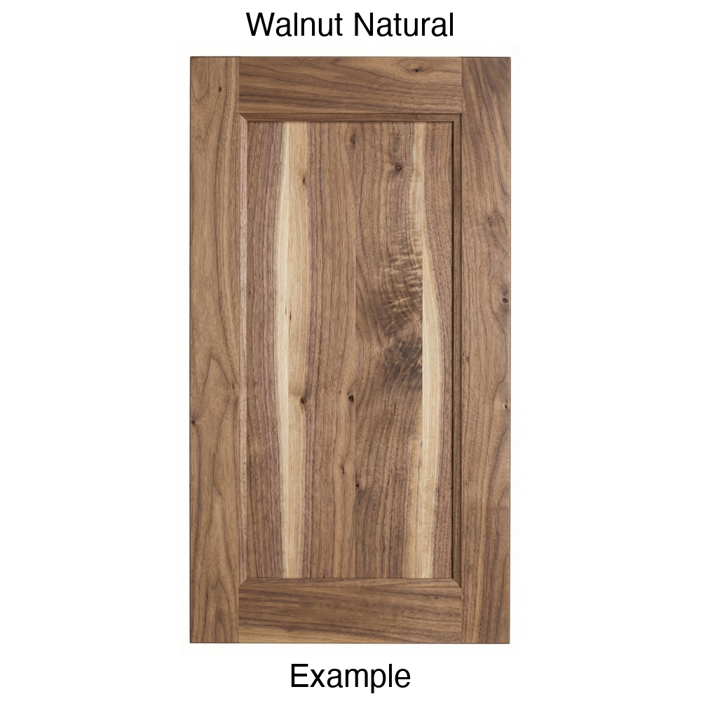 Alpine Recessed Panel Cabinet Door in Walnut Natural