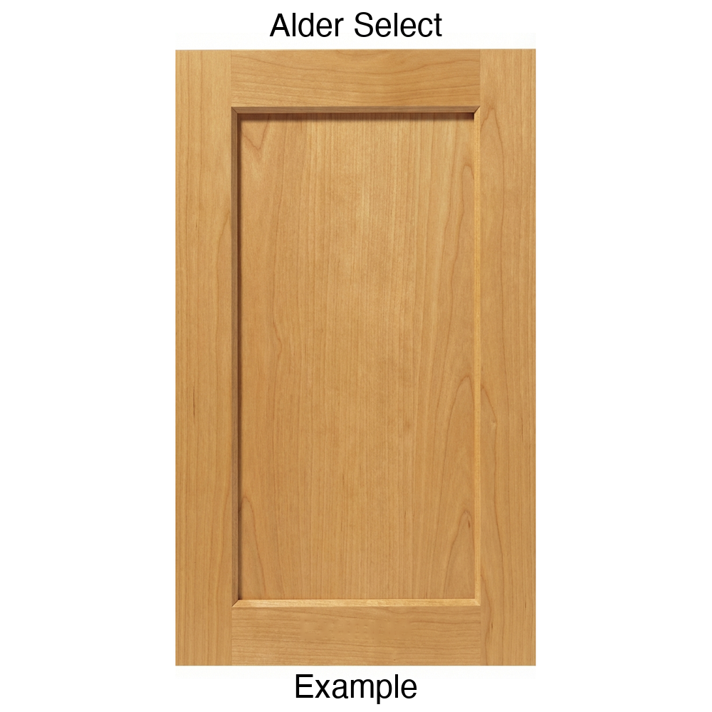 Artesia Recessed Panel Cabinet Door in Alder Select