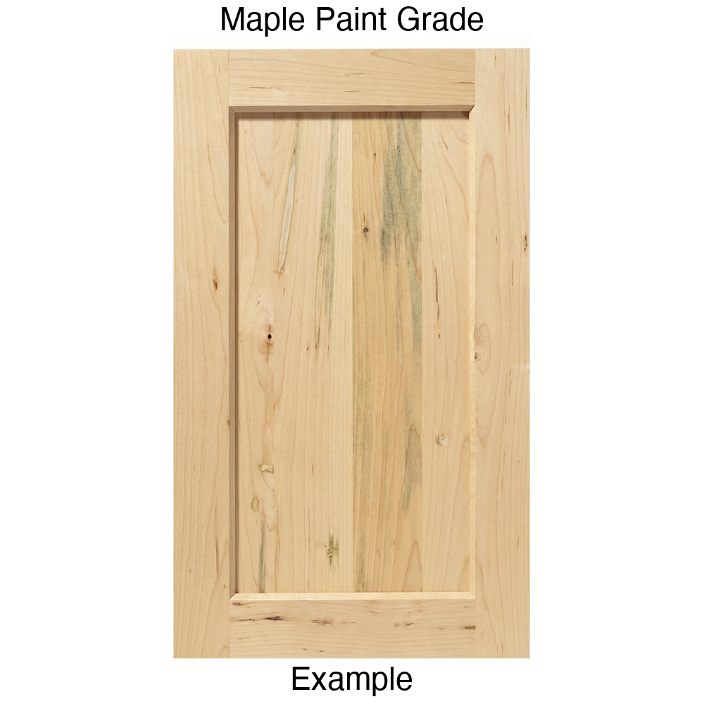 Artesia Recessed Panel Cabinet Door in Maple Paint Grade