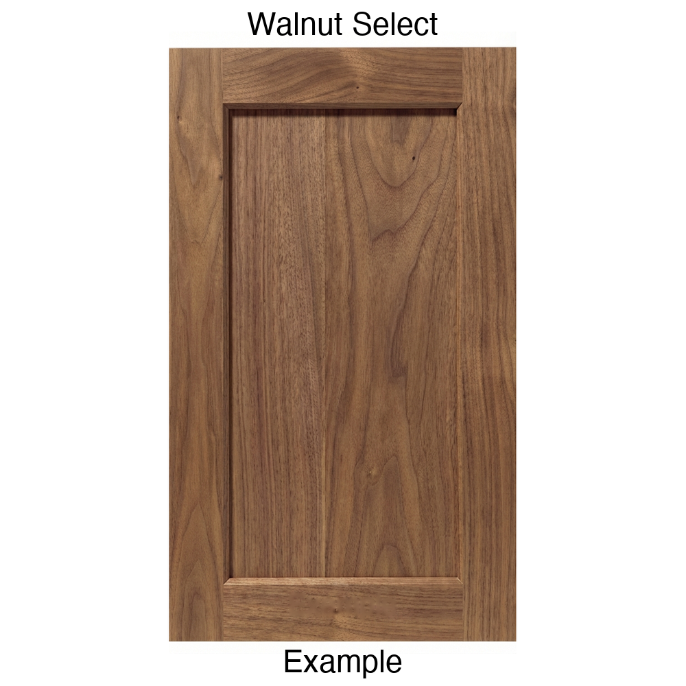 Artesia Recessed Panel Cabinet Door in Walnut Select