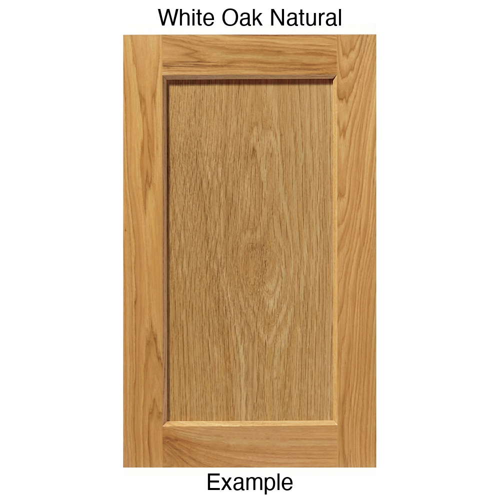 Artesia Recessed Panel Cabinet Door in White Oak Natural