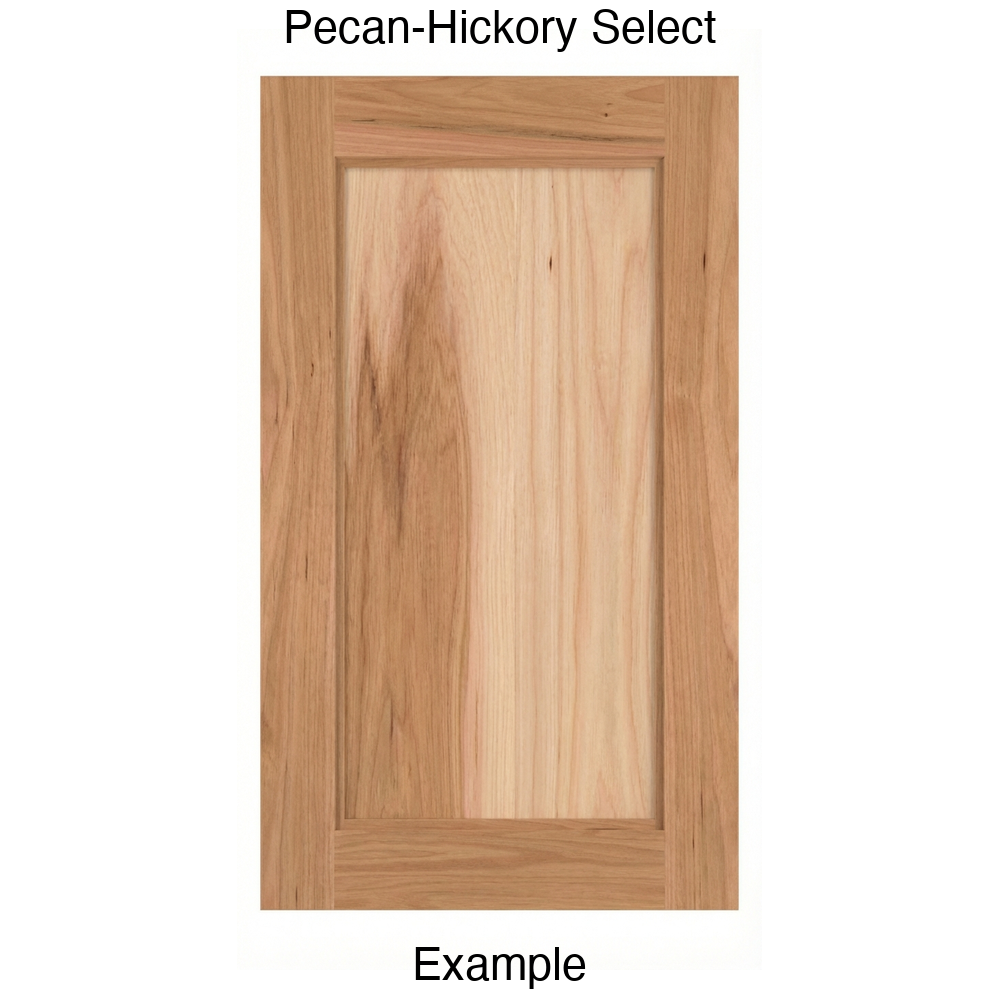 Campbell Recessed Panel Cabinet Door in Pecan-Hickory Select