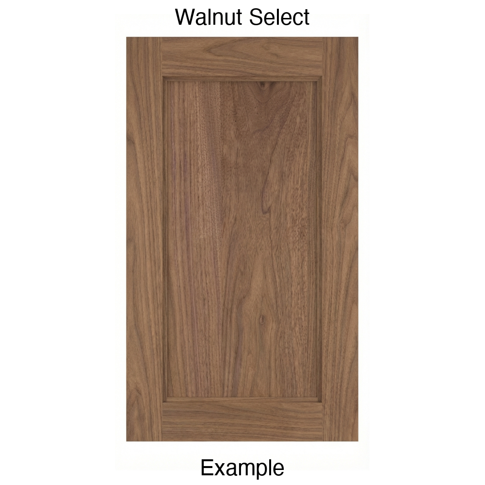 Campbell Recessed Panel Cabinet Door in Walnut Select
