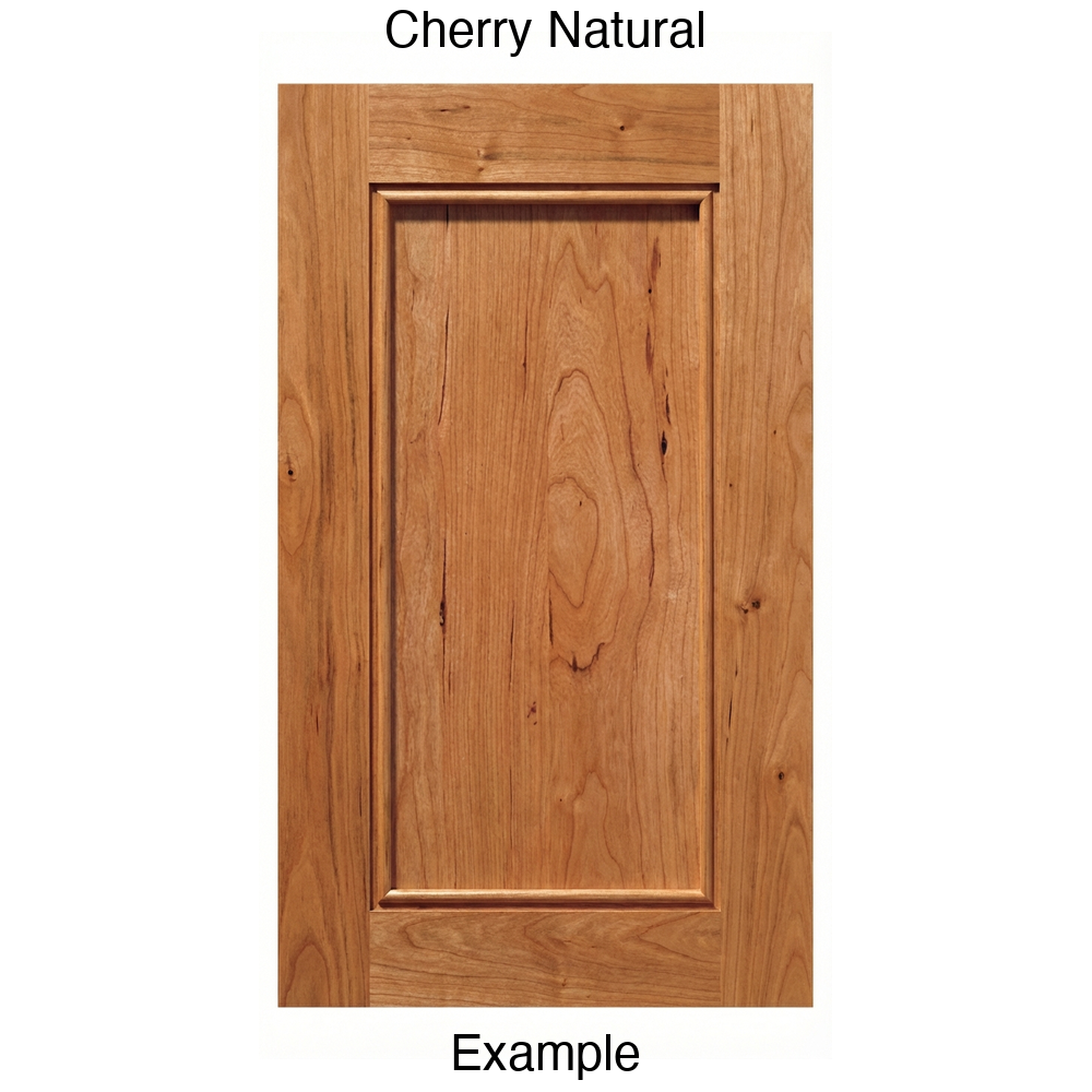 Cascade Recessed Panel Cabinet Door in Cherry Natural