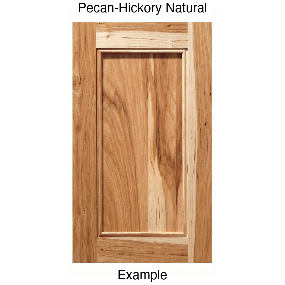 Cascade Recessed Panel Cabinet Door in Pecan-Hickory Natural