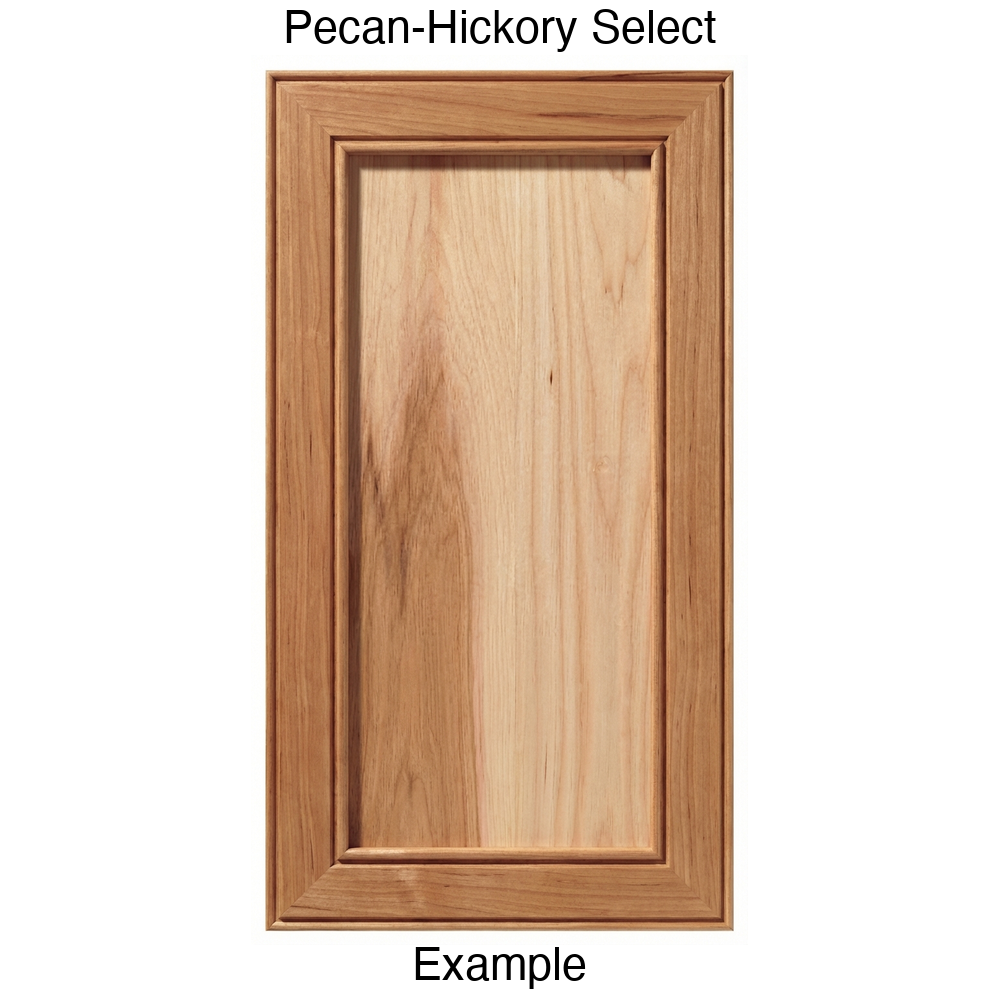 Connecticut Recessed Panel Cabinet Door in Pecan-Hickory Select