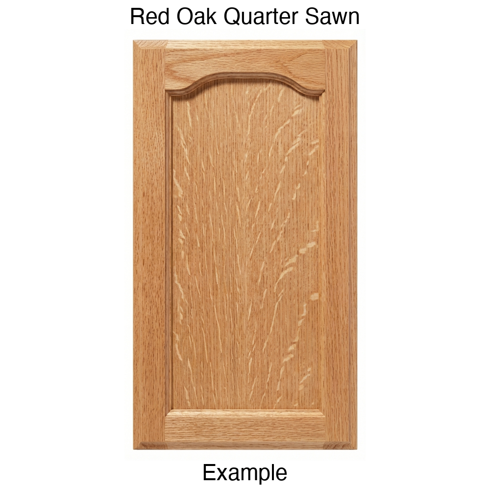 Cougar Cabinet Door in Red Oak Quarter Sawn