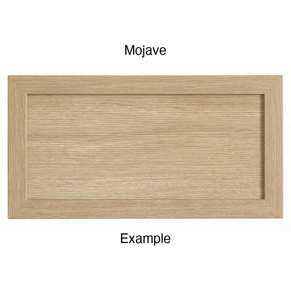 DN917 Thermofoil Drawer Front (Skinny Shaker Style), Routed, in Mojave