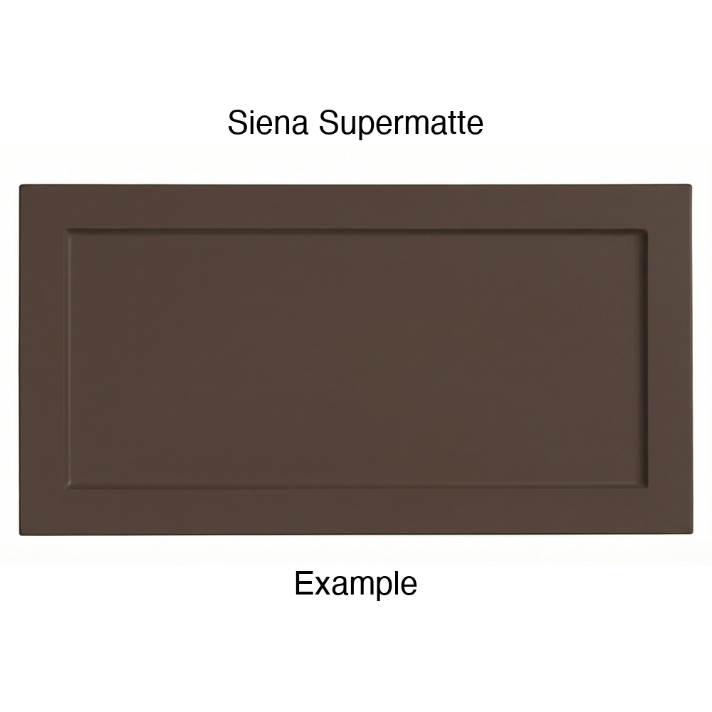 DN917 Thermofoil Drawer Front (Skinny Shaker Style), Routed, in Siena Supermatte