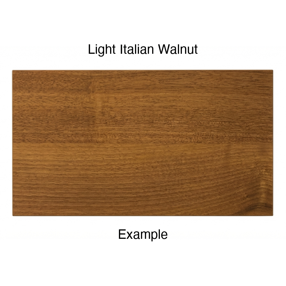 DN917 Thermofoil Drawer Front (Skinny Shaker Style), Solid, in Light Italian Walnut