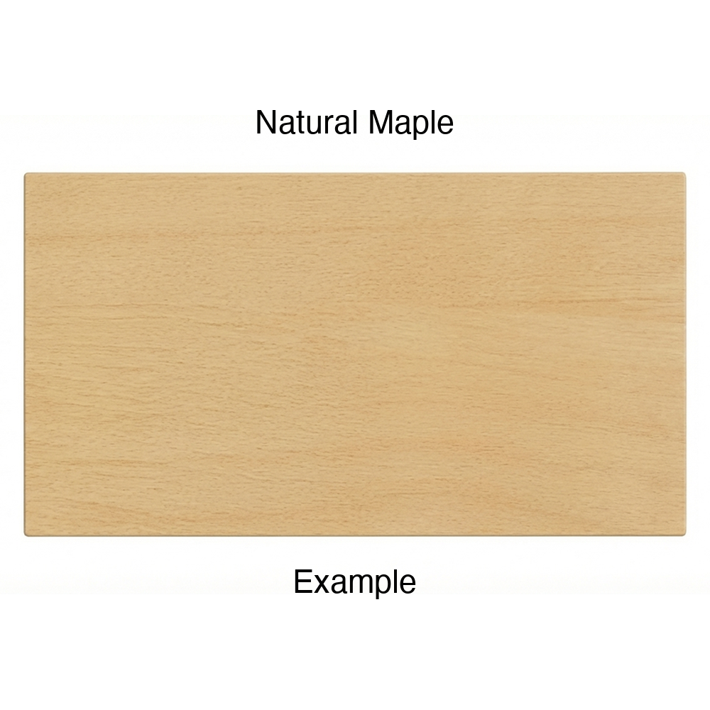DN917 Thermofoil Drawer Front (Skinny Shaker Style), Solid, in Natural Maple