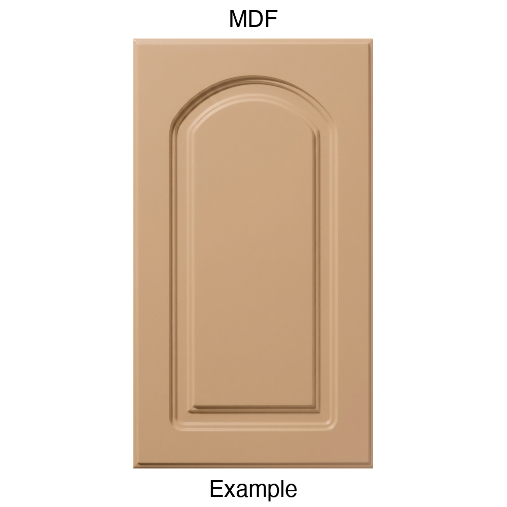 DP8 Arched Raised Panel Thermofoil Cabinet Door