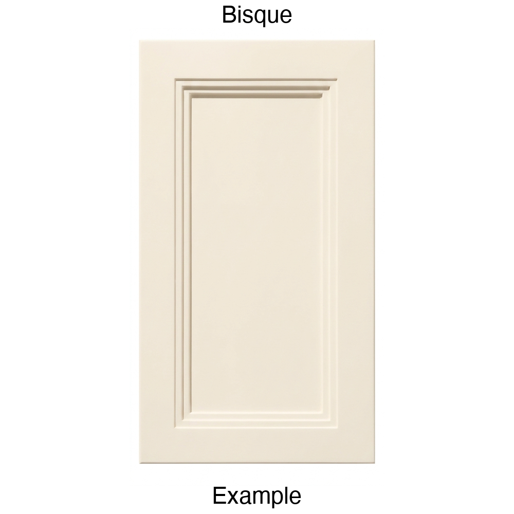 DR133 Recessed Panel Thermofoil Cabinet Door (Victoria Style) in Bisque