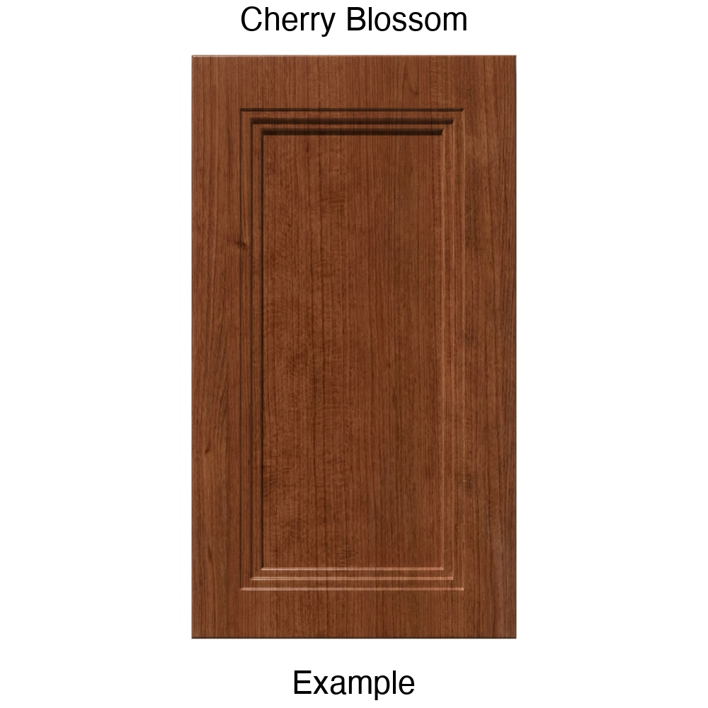 DR133 Recessed Panel Thermofoil Cabinet Door (Victoria Style) in Cherry Blossom