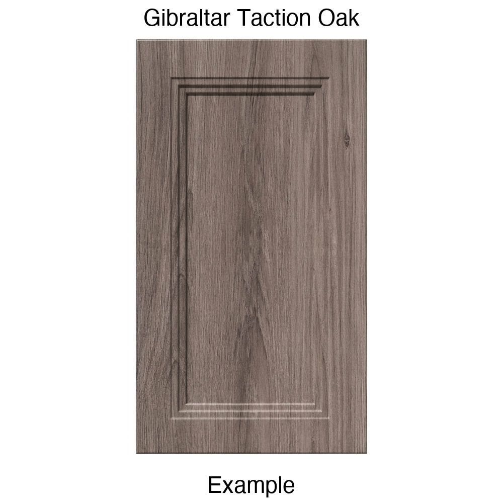 DR133 Recessed Panel Thermofoil Cabinet Door (Victoria Style) in Gibraltar Taction Oak