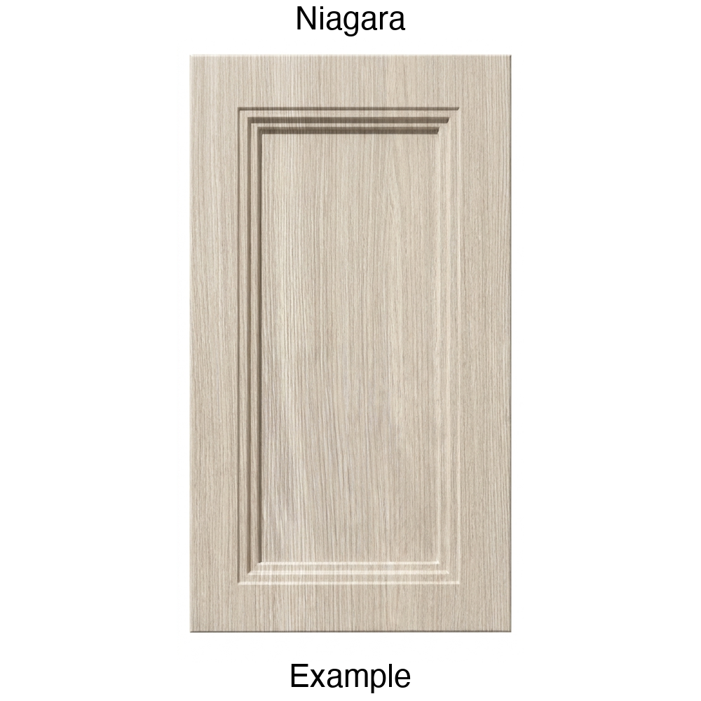DR133 Recessed Panel Thermofoil Cabinet Door (Victoria Style) in Niagara