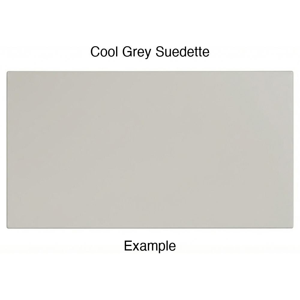 DR1 Thermofoil Drawer Front (Artesia Style), Solid, in Cool Grey Suedette