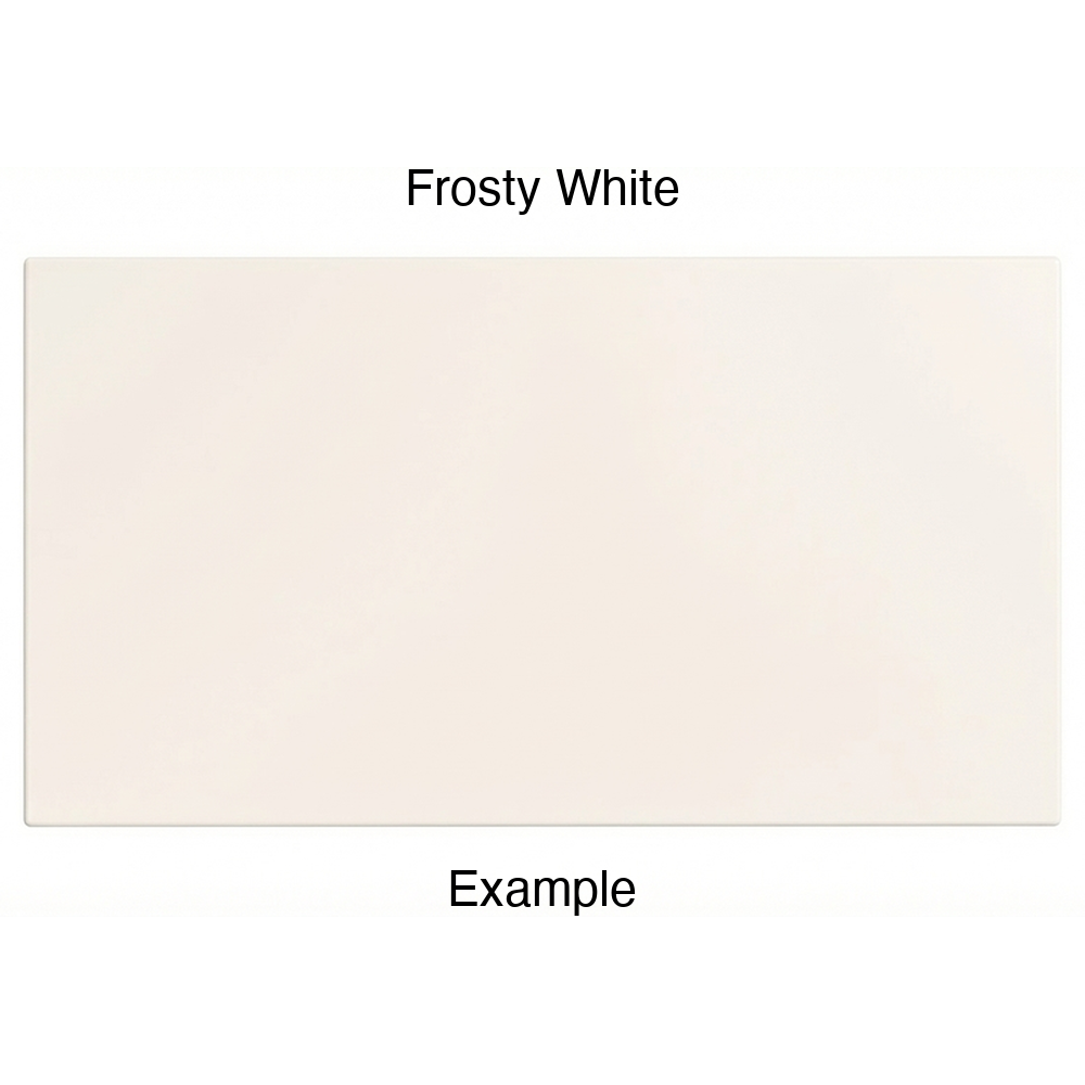 DR1 Thermofoil Drawer Front (Artesia Style), Solid, in Frosty White