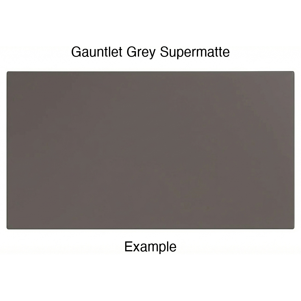 DR1 Thermofoil Drawer Front (Artesia Style), Solid, in Gauntlet Grey Supermatte