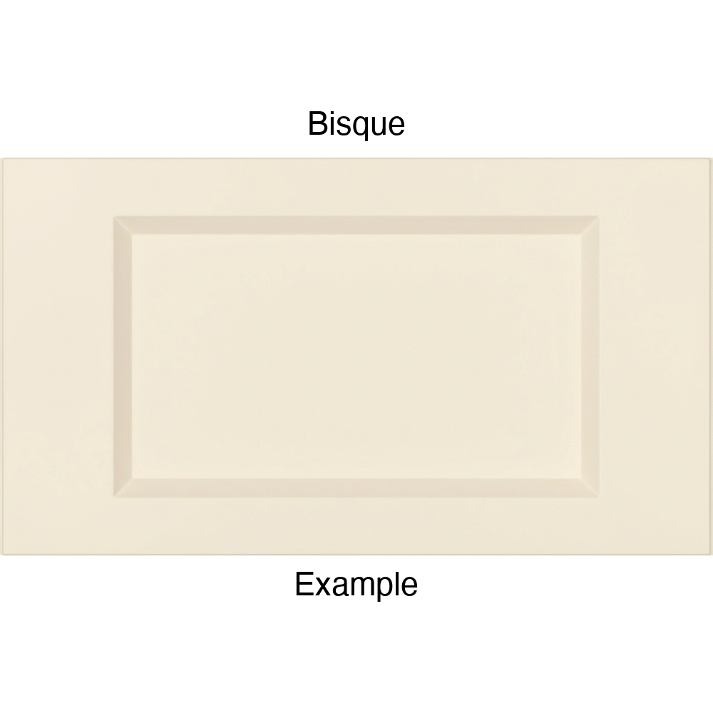 DR1 Thermofoil Drawer Front (Artesia Style), Routed, in Bisque