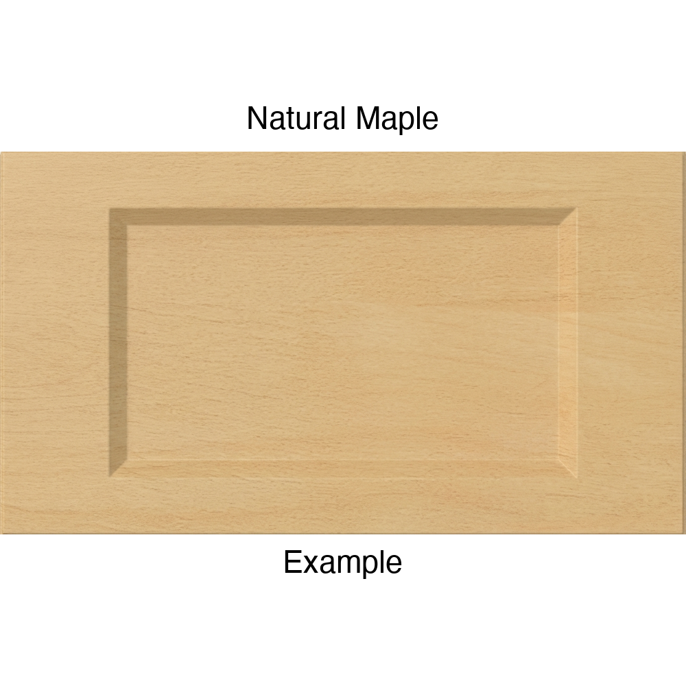 DR1 Thermofoil Drawer Front (Artesia Style), Routed, in Natural Maple