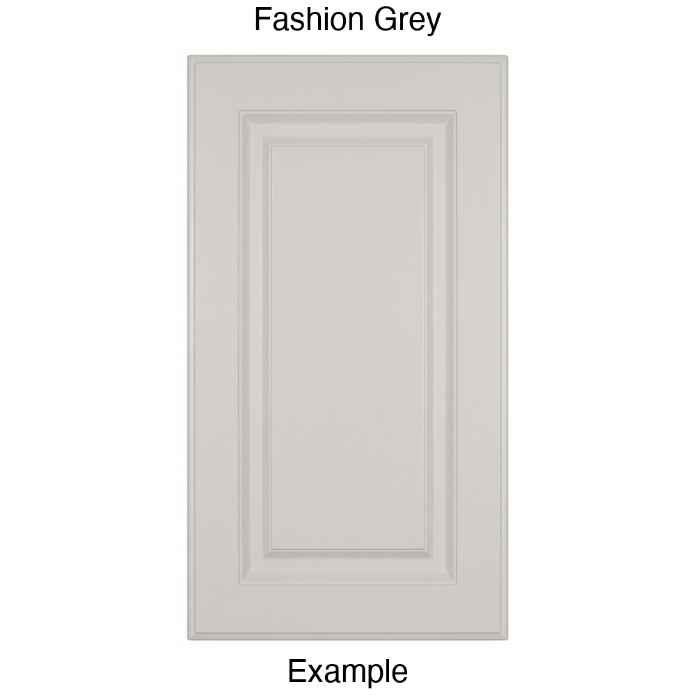 DR31 Raised Panel Thermofoil Cabinet Door in Fashion Grey