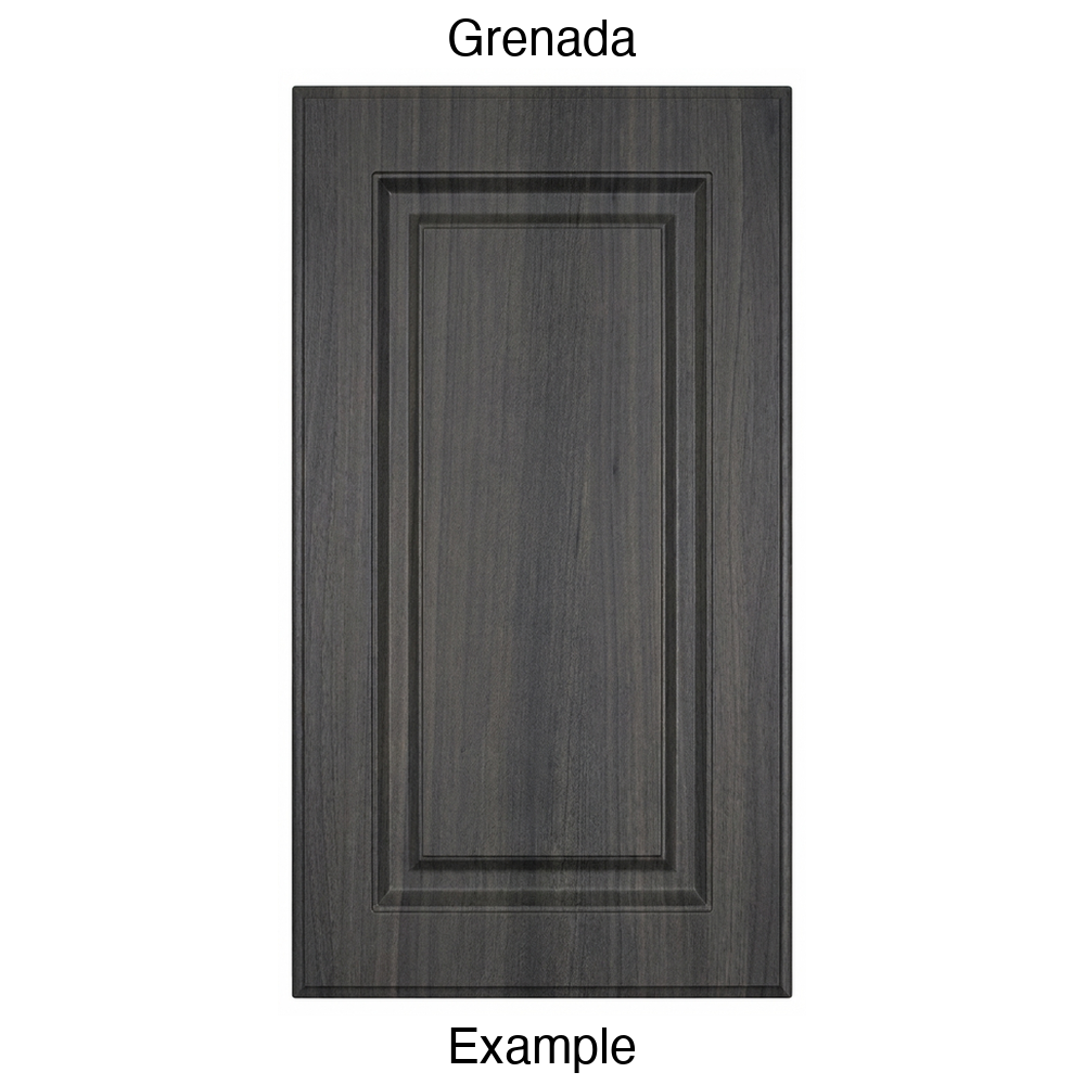 DR31 Raised Panel Thermofoil Cabinet Door in Grenada